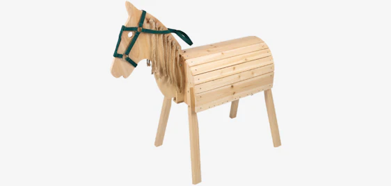 Großer Reitspaß im Garten! 🐎 lupilu® Holzpferd nur 56€ 🪵