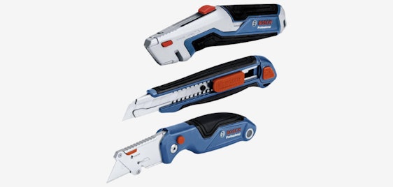 Bosch Professional Messerset für 30€ - mit 3 Messern, inkl. Ersatzklingen