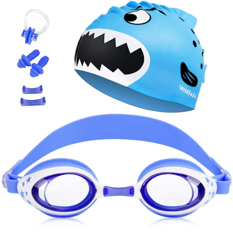 Schwimmbrille Set für Kinder, Geschenk für Mädchen Jungen