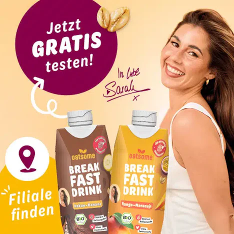 Oatsome Breakfast Drink gratis testen nur Kaufland
