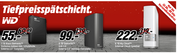 WD-Tiefpreisspaetschicht