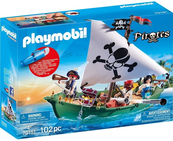 Playmobil Pirates - Piratenschiff (70151): 33,84€ statt 46,89€