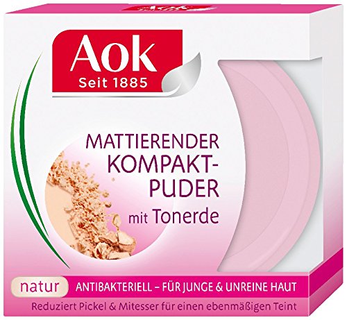 Aok Mattierendes Kompaktpuder mit Tonerde, 6er Pack (6 x 1 Stück)
