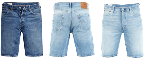 Levi's 501 Hemmed für 33€ - Jeans Shorts für Herren in drei Farben