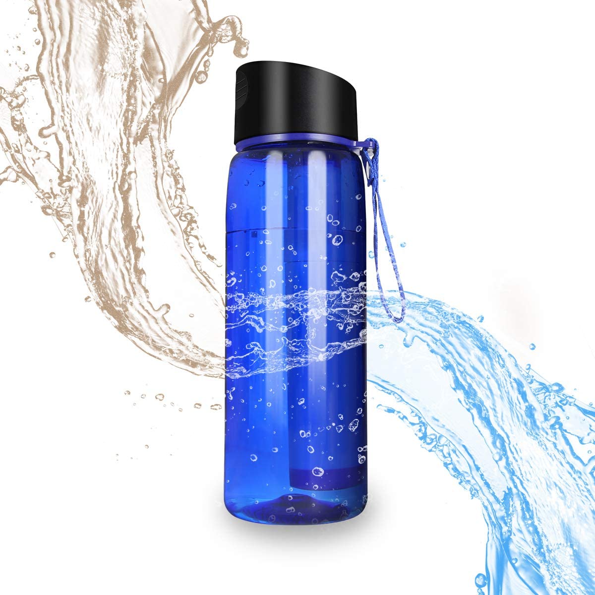 Dreistufige Filtrierbare Wasserflasche für 5,99€