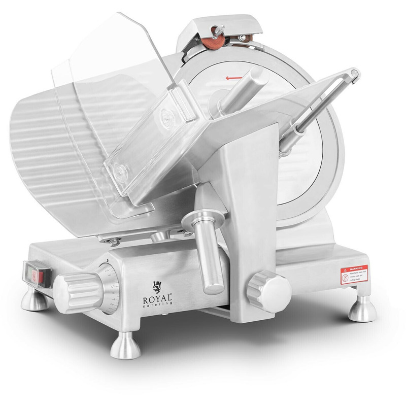13% Rabatt auf Catering Royal Aufschnittmaschine Ø 300 Mm 280 W Bis 15 Mm Profi Wurstschneidemaschine