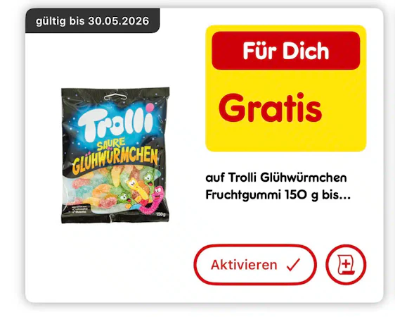 NETTO Gratiscoupon Trolli saure Würmchen