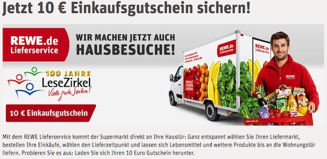 rewe 10euro gutschein bringdienst schnaeppchenfuchs