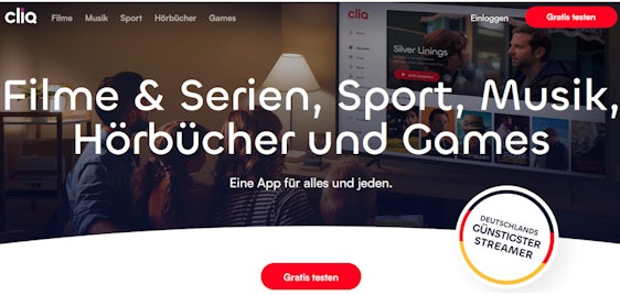 🎁 Cliq jetzt 1 Monat lang kostenlos testen 📺 Gratis Filme, Spiele, Musik, z.B.: "Die Reise der Pinguine 2", Syberia und vieles mehr!