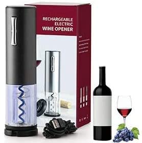 Gecheer professioneller elektrischer Weinkorkenzieher, LED-Anzeigekorkenzieher