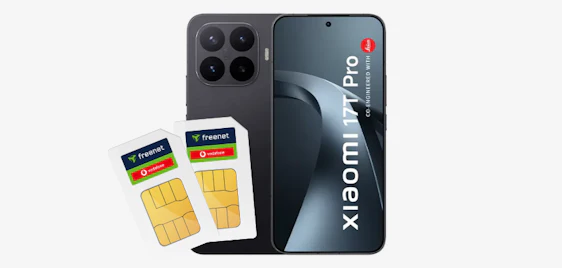 Effektiv nur 3,64€ mtl. für 2 Tarife 📱🎉 Xiaomi 17T Pro + 40GB Vodafone Allnet + 10GB Vodafone Allnet