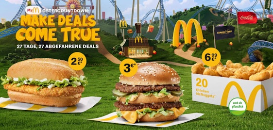 Heute Pommeshalter sichern! 🐰 McDonalds Oster Countdown 2025 🍟 » alle Gutscheine im Überblick