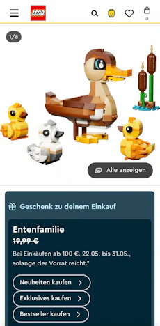 Lego Insider: gratis Lego-Set zum Kauf ab 100€