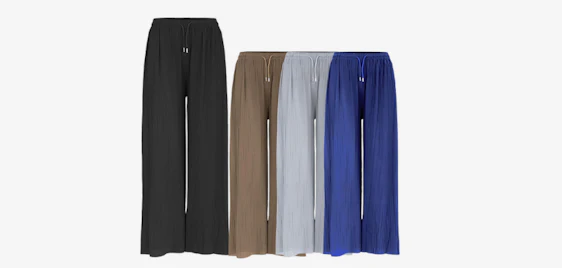 Ganz schön fluffig! 💃 Van Der Rich Weite Plissee Hose für 15€ ☀️
