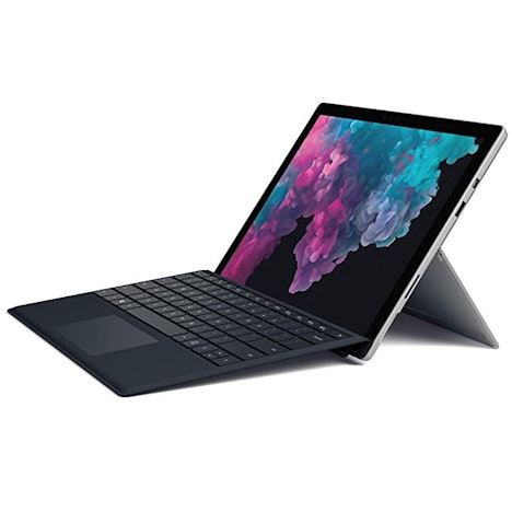 Microsoft Surface Pro 6 Intel Core i5, 8GB RAM, 128GB SSD, Win 10 Home Platin + Surface Pro Type Cover schwarz für 799€