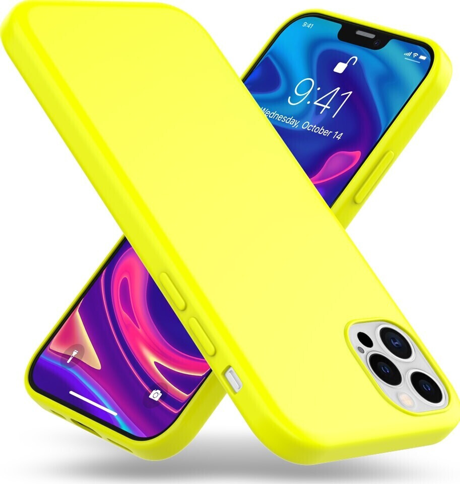 NALIA Neon Schutzhülle (iPhone 12 Pro Max), Smartphone Hülle, Gelb mit 3,99€ Ersparnis