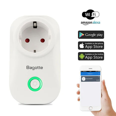 Bagotte Smarte Steckdose für "Alexa" funktioniert in €8.99