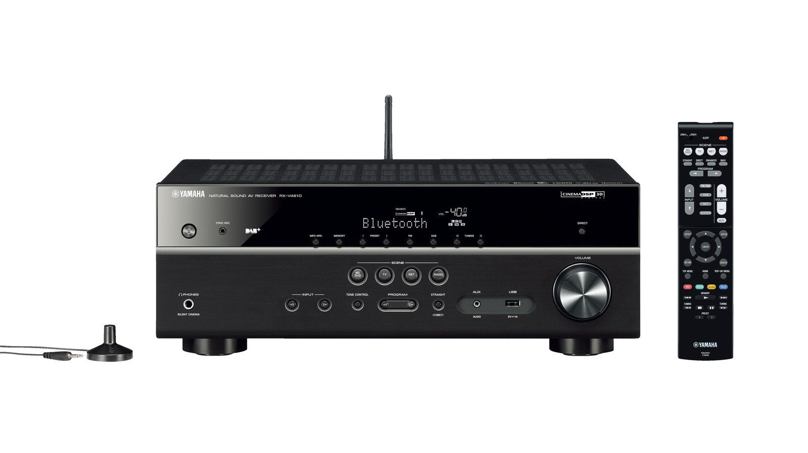 Yamaha RX-V481D Schwarz für 303,99 EUR inkl. Versand