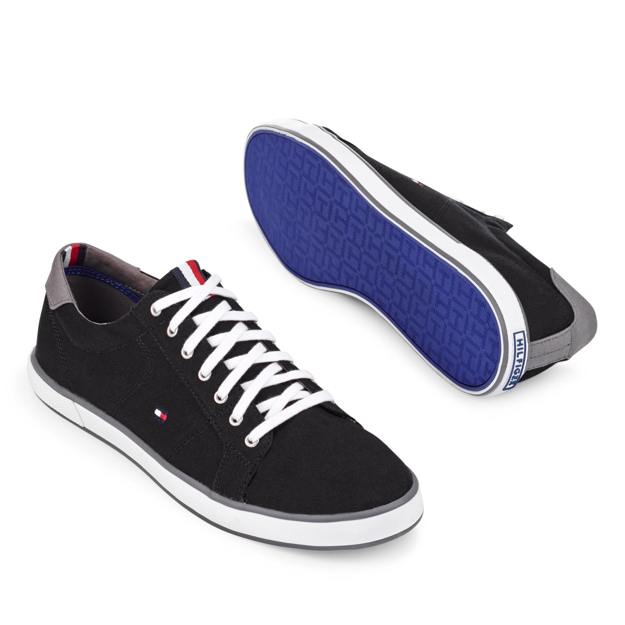 Tommy Hilfiger Herren Sneaker Halbschuhe Schnürschuhe Freizeit Schuhe Textil