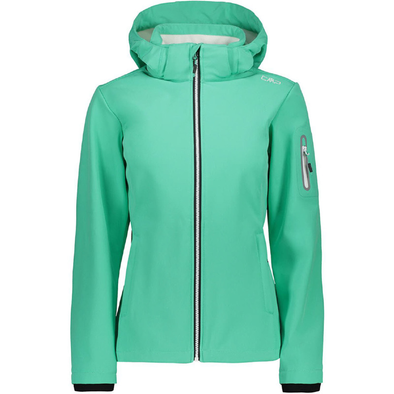 Aktion: CMP Softshell Jacket  Zip Hood Women (39A5006) aquamint/bco gesso für nur 31,93€ statt 52,87€