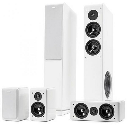 Audio Pro Avanto 5.0 HTS hochwertiges Heimkino-Lautsprechersystem weiß &amp; schwarz