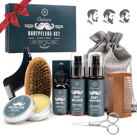 30% Rabatt - 9 in 1 Bartpflegeset Geschenke für Männer