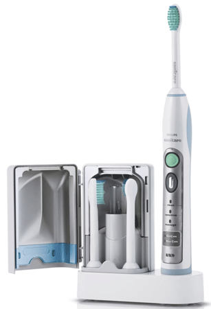 Philips HX 6932/10 für 90€ - elektrische Schall-Zahnbürste mit Desinfektionsgerät