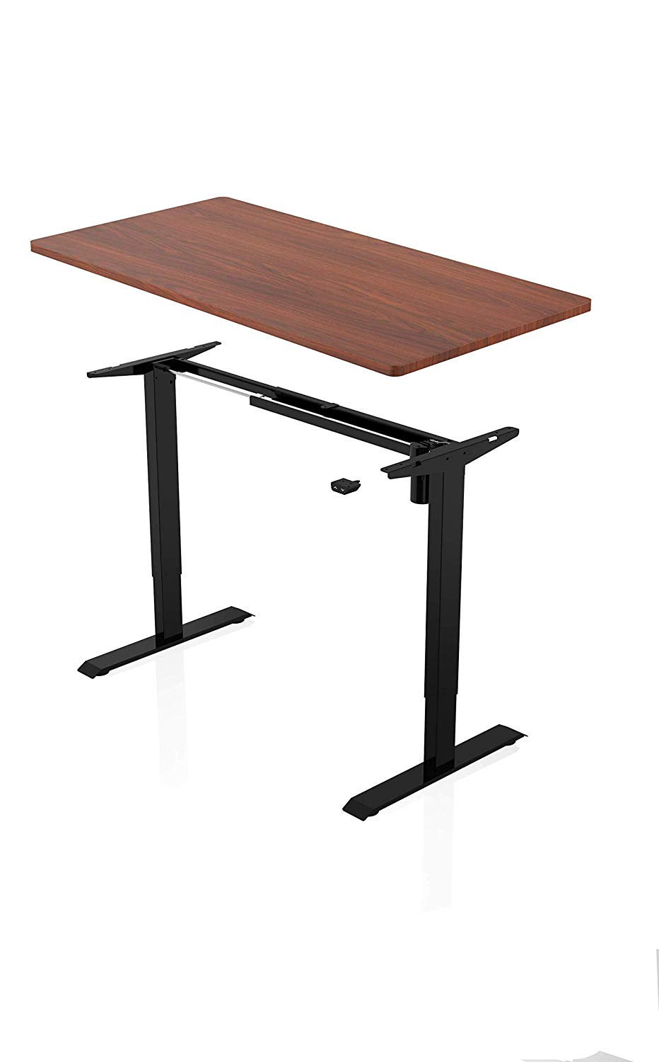 Elektrisch höhenverstellbarer Schreibtisch inkl. Schreibtischplatte (Amazon)