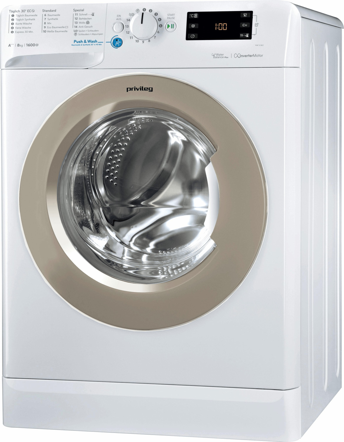 Privileg PWF X 863 für 280€ - Family Edition Waschmaschine, 8kg, 1.600 U/min, A+++
