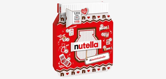 Nutella Adventskalender für 18€ - ikonisches Design, mit Leckereien, Spiel & Accessoires