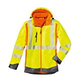 4Protect Warnschutz Softshelljacke"Houston", 1 Stück, leuchtgelb/-orange/grau, 3475-XXXL