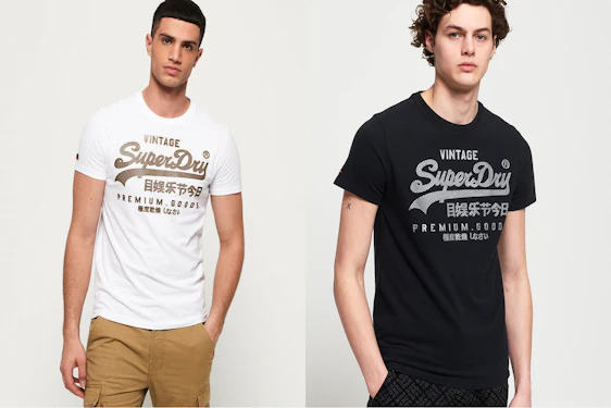 Superdry Mittelschweres Vintage Logo Authentic T-Shirt