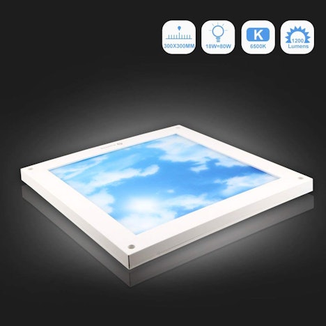 18W 6500K 1200lm 30x30 LED-Deckenplatte bei Amazon für nur 30,99 Euro!