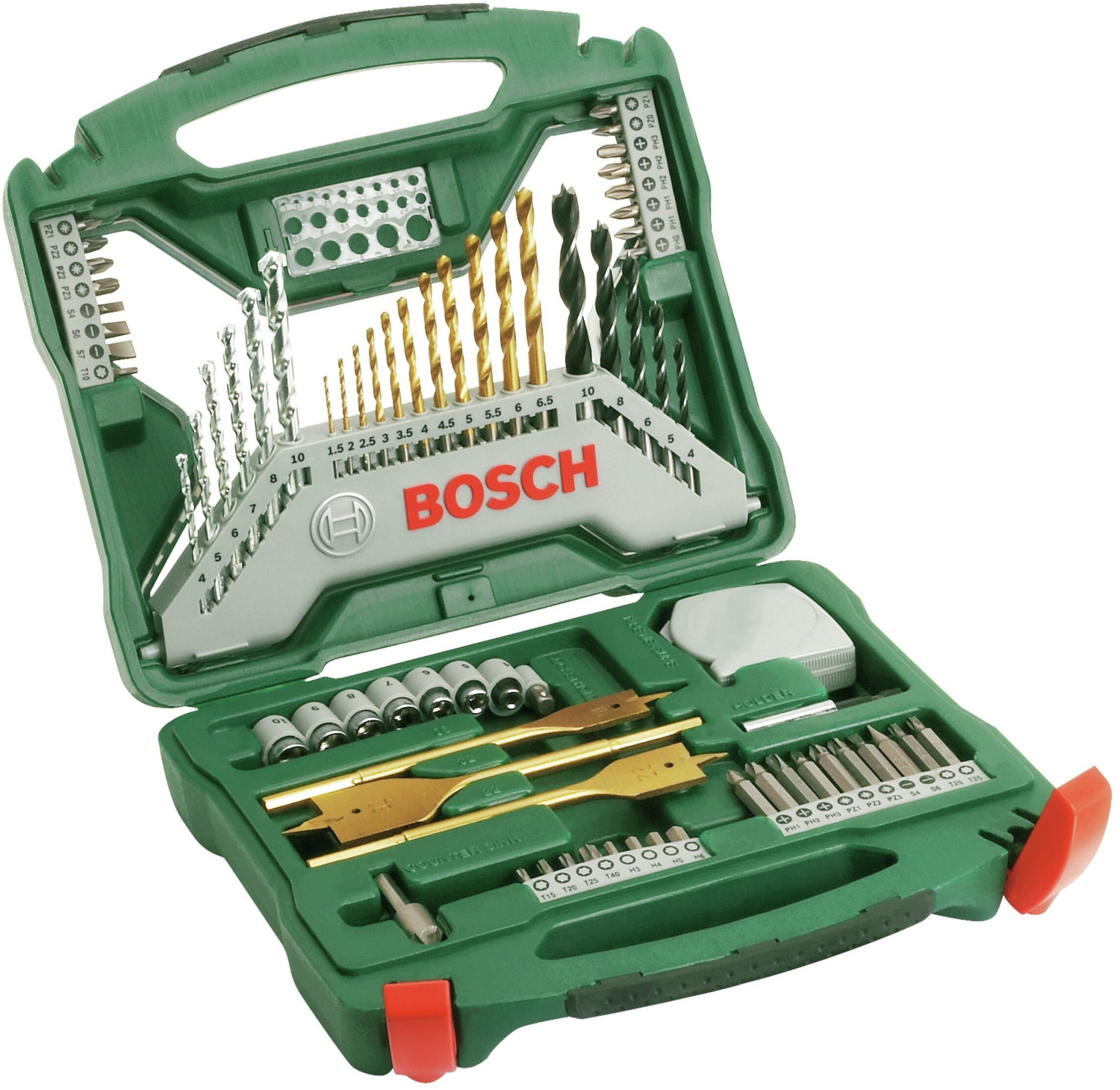 Bosch X-line Set für 15€ – 70-teiliges Bohrer- &amp; Schrauber-Set inkl. Zange