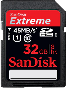 SanDisk Extreme SDHC 32GB Class 10 für 25€ - SD-Speicherkarte