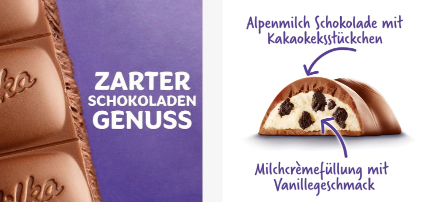 Milka-Oreo-Riegel-Detail Milka-Oreo-Riegel-Detail