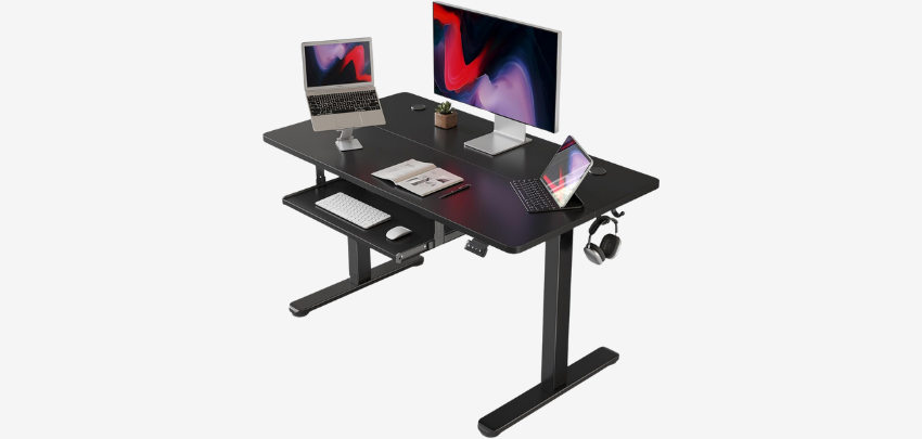 FEZIBO Schreibtisch für 59€ - höhenverstellbar, Memory-Steuerung, Anti-Kollisions-Technologie