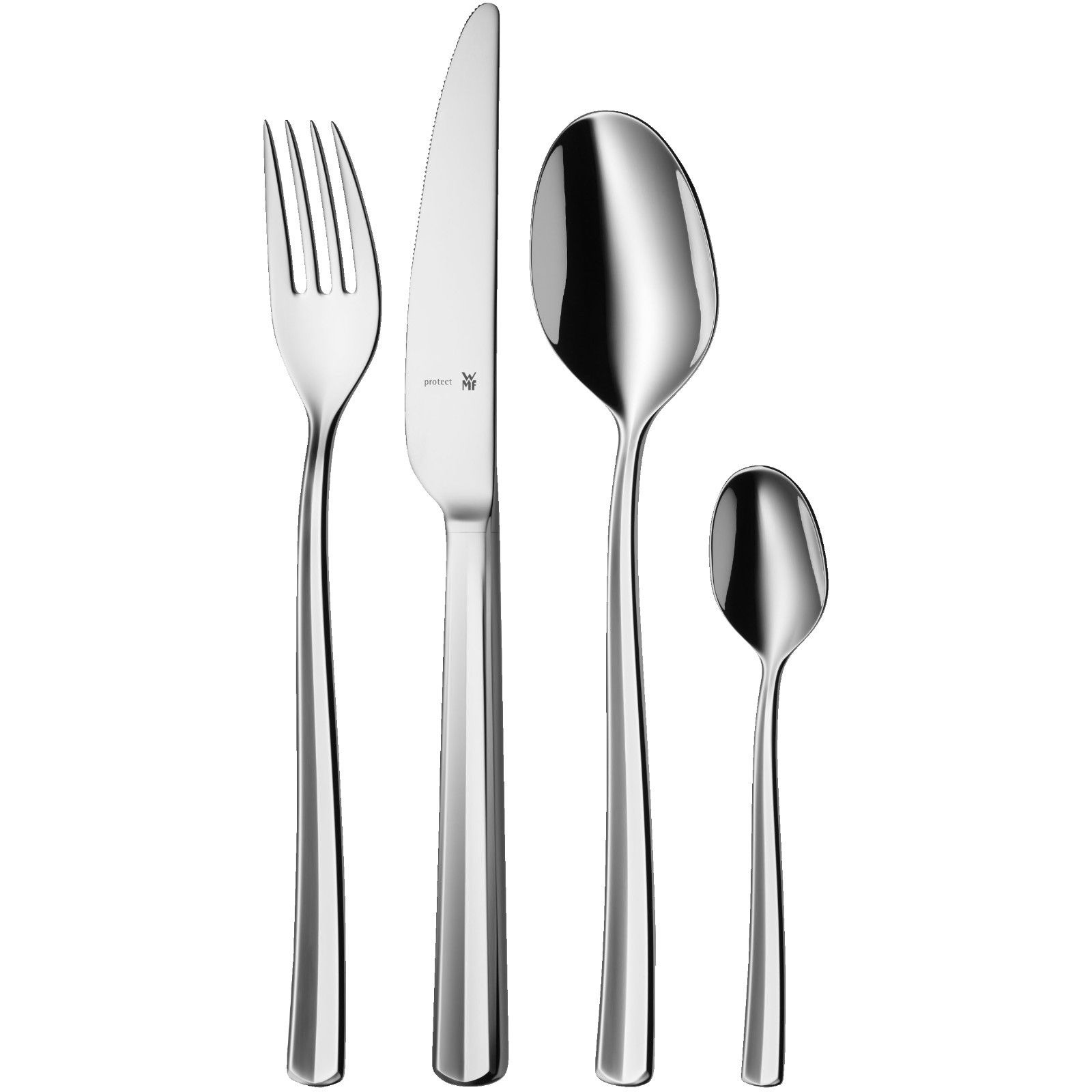 WMF Besteckset Lingo für 80€ - 24-teilig für 6 Personen, Cromargan Edelstahl Rostfrei 18/10