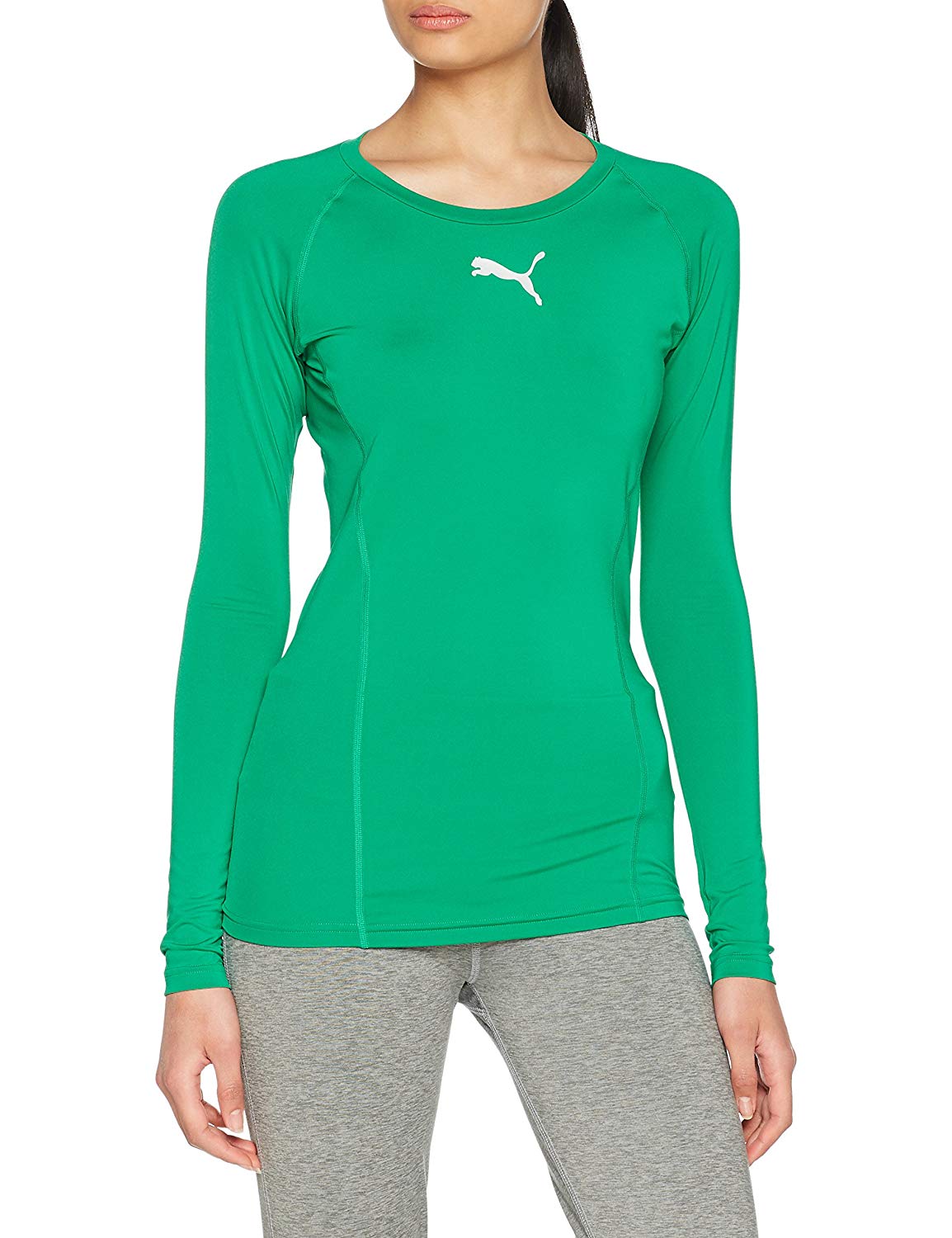  Puma Erwachsene Liga Baselayer Tee Ls Shirt, GoldenPoppy, L