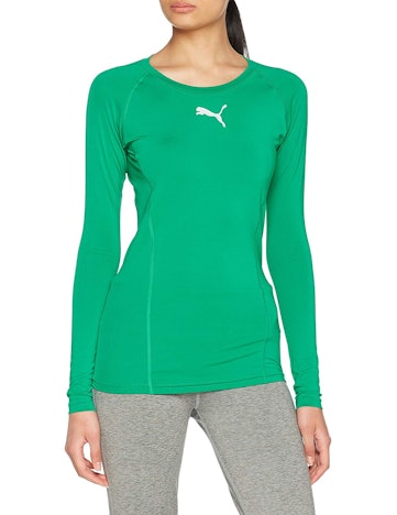 Puma Erwachsene Liga Baselayer Tee Ls Shirt, GoldenPoppy, L