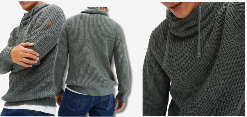 Herren-Grobstrick-Pullover-Beispiel