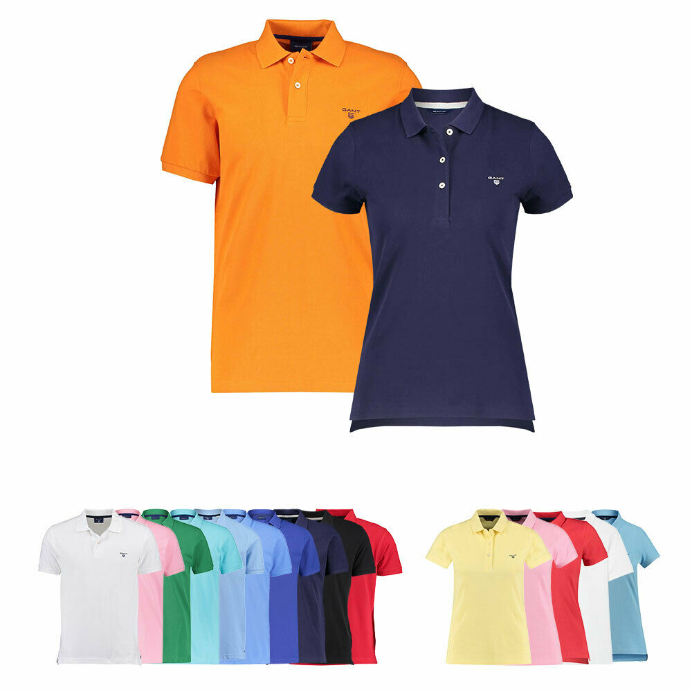  GANT-Damen-und-Herren-Polo-Kurzarm