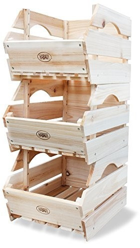 9,04€ auf Habau Gemüsekiste stapelbar 3-er Set sparen