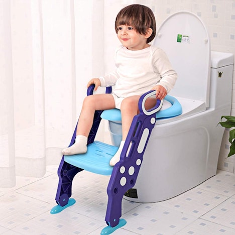 Kinder Töpfchen Traniner für Kinder von 1-7 Jahren (Blau&Purpur)