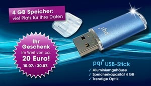 Quelle Neukundenaktion - 4GB USB Stick gratis
