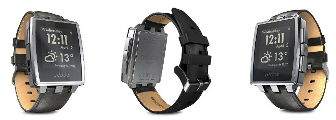 Pebble Steel Smart Watch für 151 euro - einzige Smart Watch für iOS (auch für Android nutzbar)