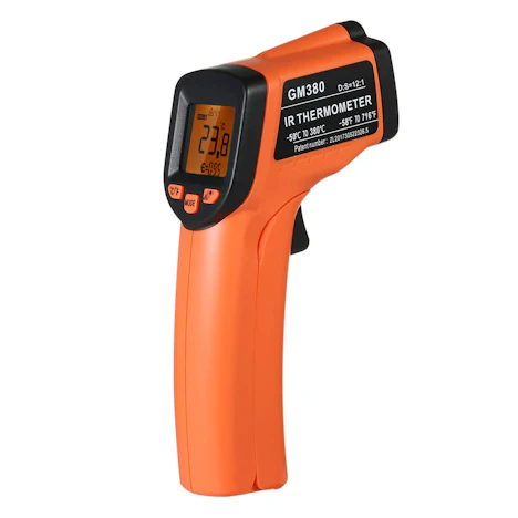 Berührungslose Infrarot-Thermometer-LCD-Hintergrundbeleuchtung 50~380 ° C