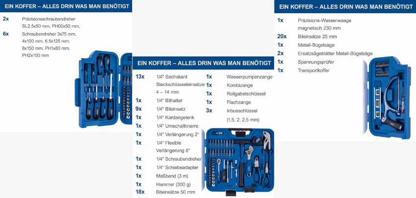 Scheppach-Werkzeugkoffer-Details