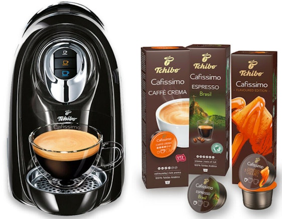 Tchibo Cafissimo Compact + 30 Kapseln für 34€ - Kapselmaschine mit Abschaltautomatik
