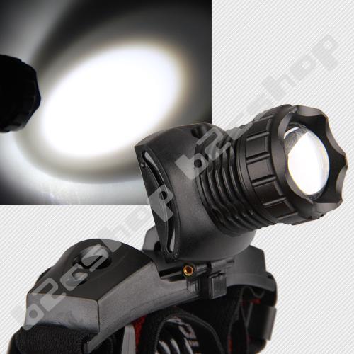 500LM 7W CREE Q5 LED Wasserdicht Stirnlampe für 8,49€ inkl. Porto